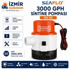 SEAFLO SİNTİNE POMPASI 3000gph 12v