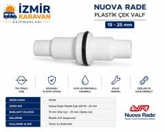 NUOVA RADE ÇEKVALF REKOR AGIZLI 3/4'' 1'' Ø19/25mm