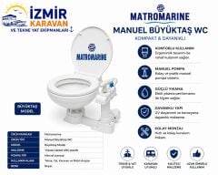 MATROMARINE COMFORT MANUEL TUVALET BÜYÜK TAŞ