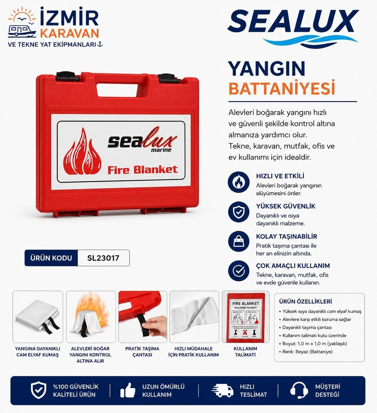 SEALUX YANGIN BATTANİYESİ