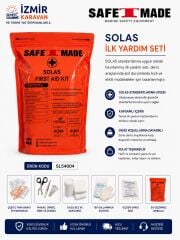 SAFETMADE İLK YARDIM ÇANTASI POŞETLİ (SOLASA UYUMLU)