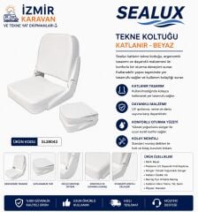 SEALUX TEKNE KOLTUĞU KATLANIR BEYAZ 45X36X48CM