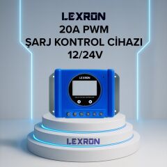 LEXRON 20 AMPER Pwm Şarj Regülatörü 12/24V