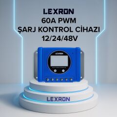 LEXRON 60 AMPER Pwm Şarj Regülatörü 12/24V