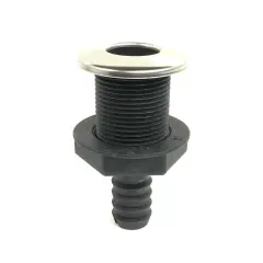 tekne marin Krom Flanşlı Sintine Çıkışı Düz 19 MM 3/4