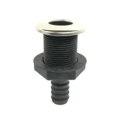 tekne marin KROM FLANŞLI 1/2'' 13 MM  DÜZ SİNTİNE ÇIKIŞ