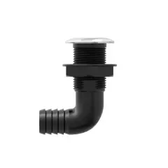 tekne marin Krom Flanşlı Sintine Çıkışı Dirsekli 19 MM 3/4