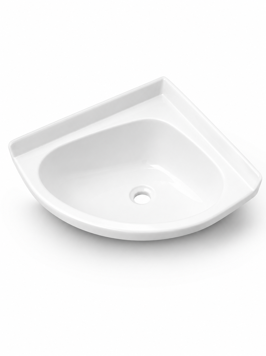 KARAVAN TEKNE BANYO LAVABO POLYESTER FİBER  KÖŞE 34*34*14 CM
